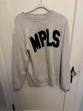 Blue 84 White  MPLS Crewneck Sweatshirt